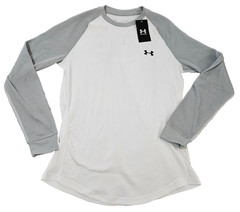 Under Armour® (Men’s SMALL) Waffle™ Men’s Crew Long Sleeve in White/Gray