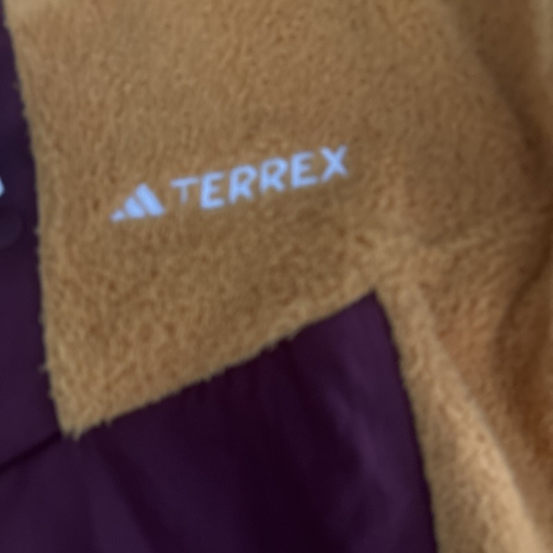 Adidas Men’s Terrex XPloric High Pile Snap Fleece Pullover Yellow IB1138 Small gallery