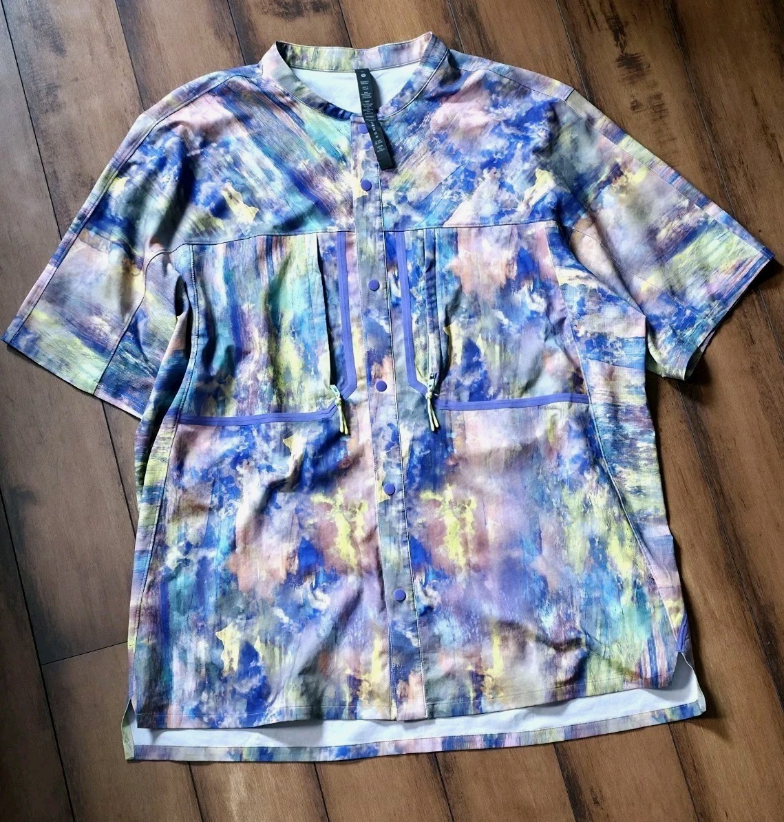 Lululemon Altered Nature Water-Repellent Hiking Short Sleeve Shirt Men's XL NWOT gallery