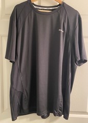 Reebok Active Shirt HydroMove Black Men’s Size XL Spandex And Polyester