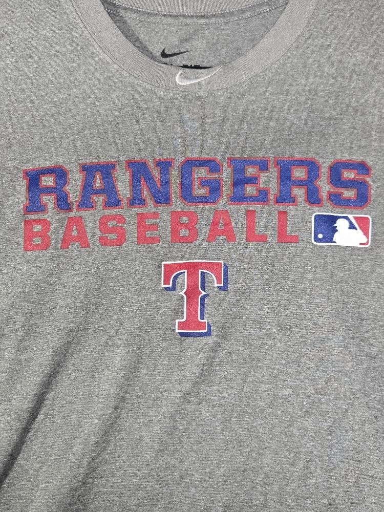 Ranger Nike Dri-FIT Men's Grey Short Sleeve Performance Training Shirt Size gallery