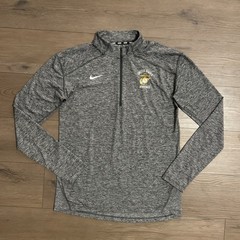 Nike Shirt Men’s Medium Heather Gray Dri-FIT US Marines Element 1/4 Zip Pullover