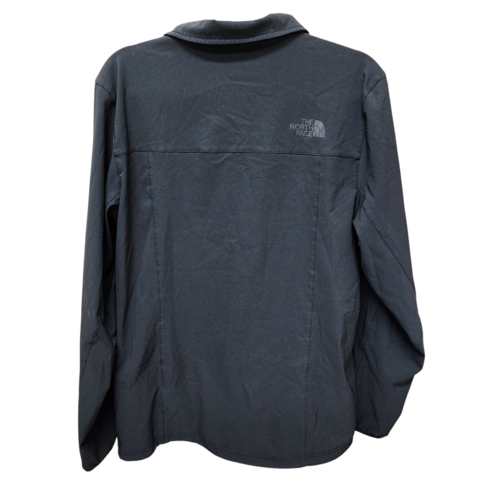 The North Face Windwall Softshell Jacket Medium Black Hiking Running Walking gallery