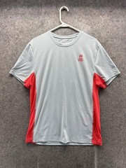 Psycho Bunny Shirt Mens Medium Gray Colorblock Lightweight Performance Tee Top