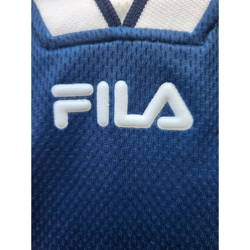 Vintage 90s Fila Goalie Soccer Jersey Claw Pattern Flocked Logo Made in ltaly gallery
