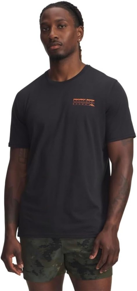 Under Armour Project Rock Graphic Short Sleeve Brahma T-Shirt 6005034 002 Large