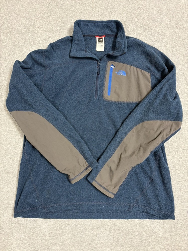 The North Face 1/4 Zip Pullover Polartec Mens L Fleece Hiking Outdoor