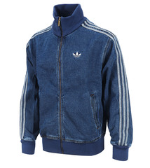 adidas Originals Adicolor Denim Firebird Track Top Men Casual Jacket 3XL KD1517