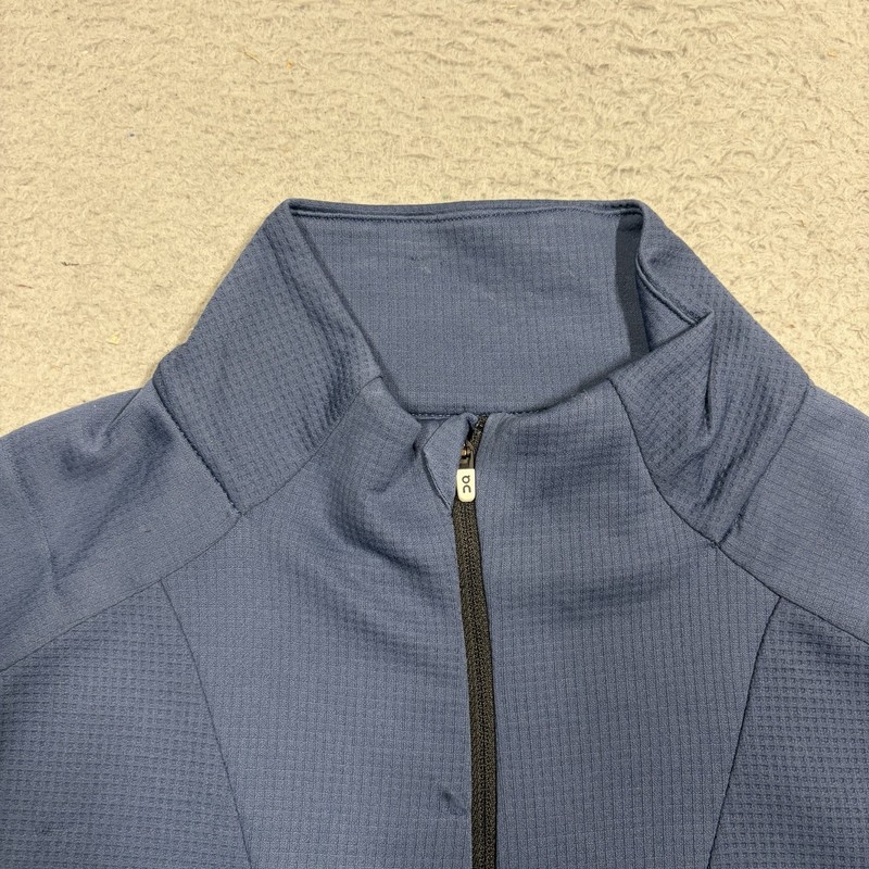 On Cloud Running Climate Shirt 1/4 Zip Pullover Mens Size Small Blue Long Sleeve gallery