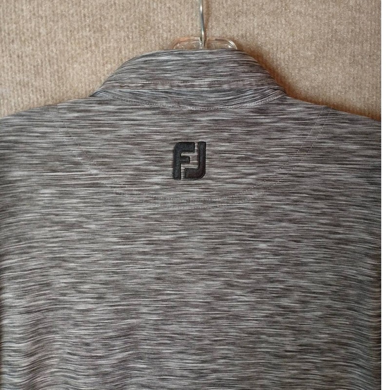 FootJoy Golf Polo. Men's Large. Black/Gray Washed. gallery