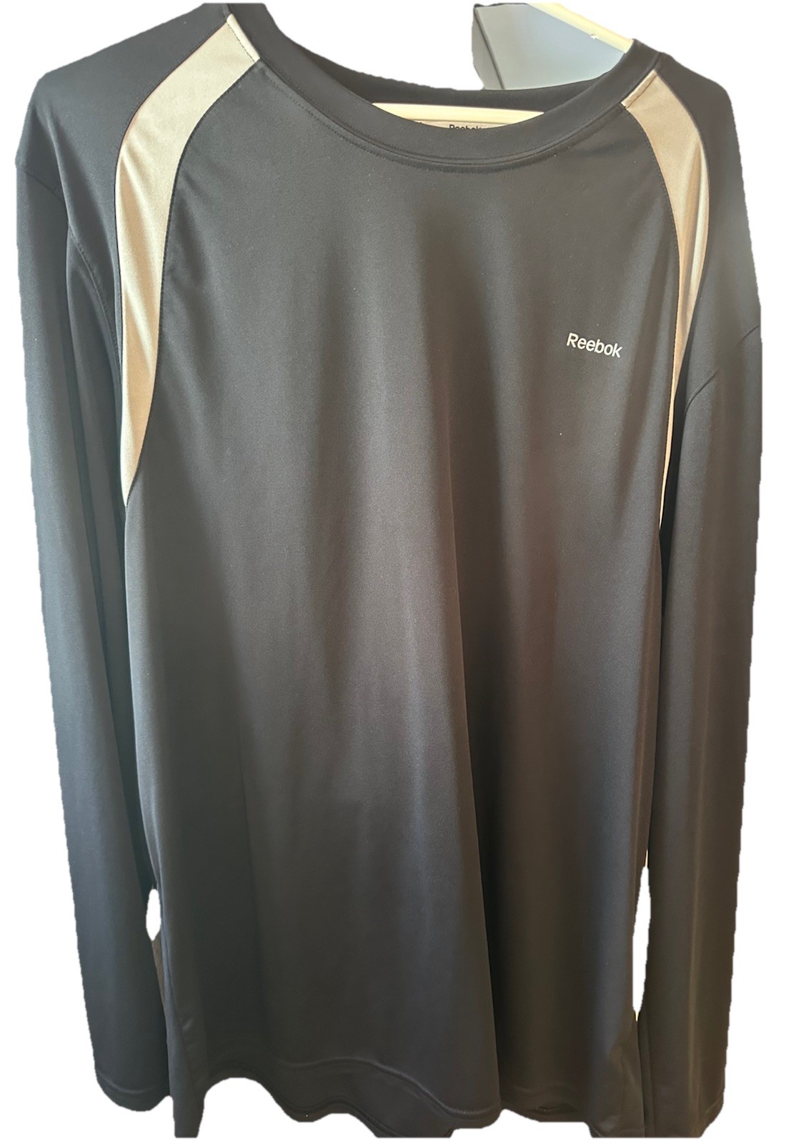 Men’s Reebok Hydro-Move Sport Activewear Shirt 700315 2XL Black Gray gallery