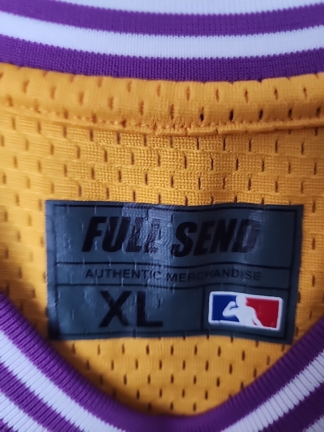 Full Send Classics Senders Laker Colorway Jersey Size Xl gallery