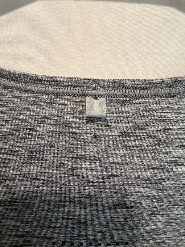 Nike Dri-FIT Knit Short Sleeve Training Shirt Gray Heather gallery
