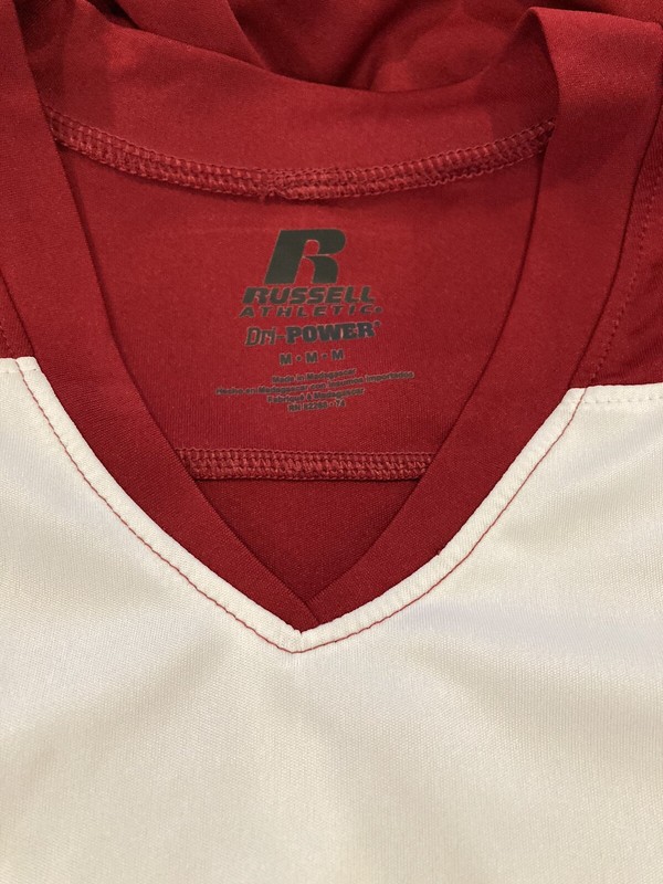 Russell Athletic Dri Fit Power Sleeveless - Red/White - Size M - NWT gallery