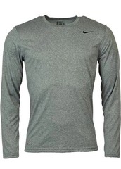 Nike Legend 2.0 Long Sleeve Shirt Gray Medium 727980-091 Mens NEW Fast Ship