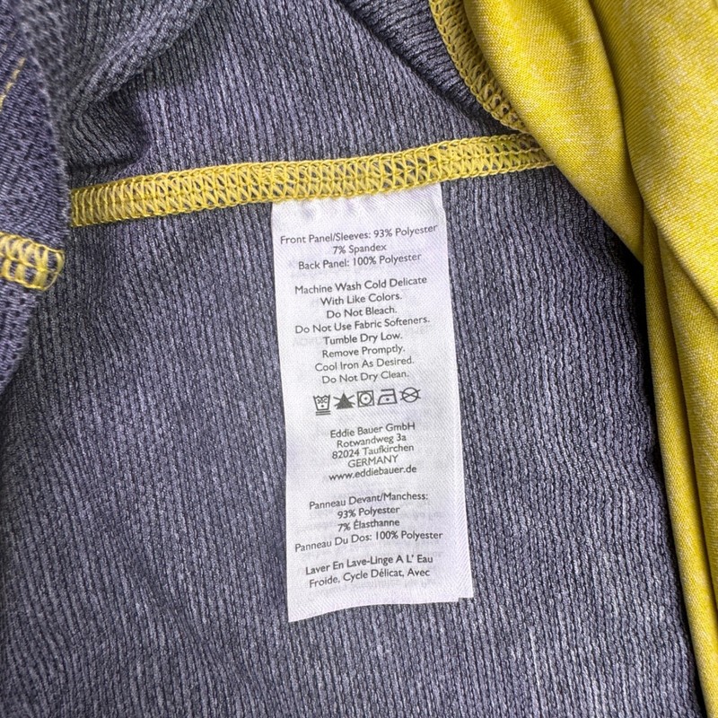 Eddie Bauer Men's Motion FreeCool Pro Performance T-Shirt Small Yellow gallery