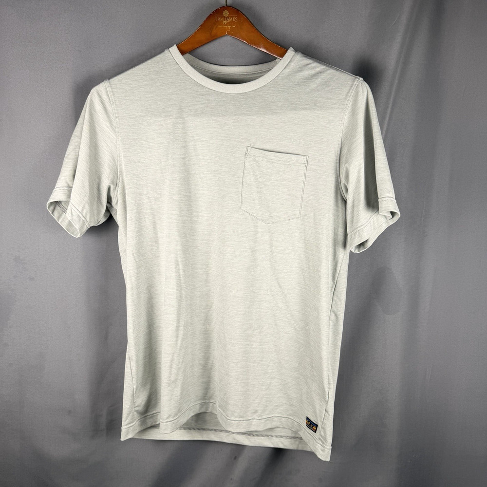 Outdoor Research Pocket T Shirt Mens Medium Gray Short Sleeve Essential Light