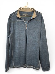 Pebble Beach Dry-Luxe Performance Lightweight Quarter-Zip Men’s XL Blue Jacket