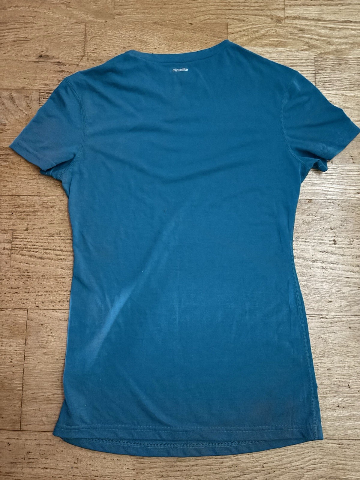 adidas Climalite Ultimate Tee Men’s V-Neck Breathable Athletic Blue S gallery