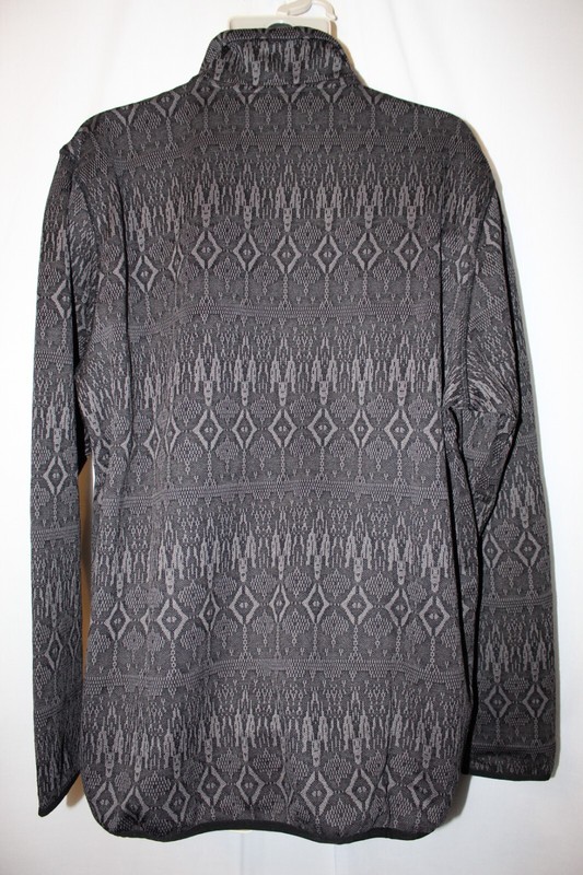mens avalanche 1/4 snap pullover L nwt $118 snakeskin look gray gallery