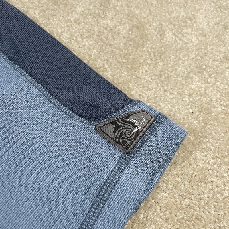 prAna Mens L/XL Activewear T Shirt Slate Blue Short Sleeve Casual Hiking Outdoor gallery
