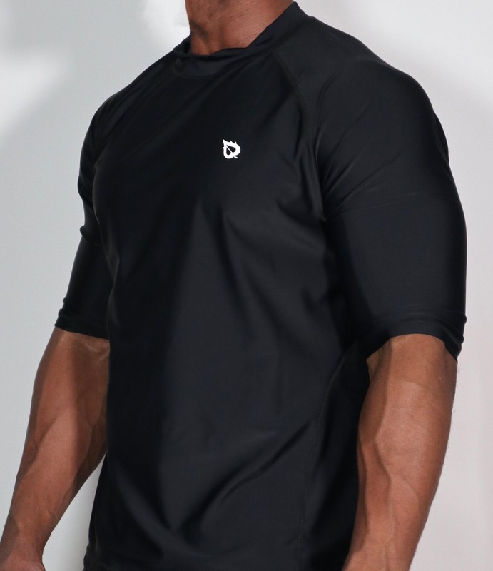 MEN'S BLACK NYLON SHIRT SIZE 2XL gallery