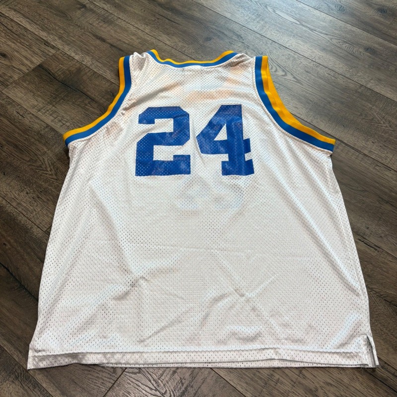 Adidas UCLA Basketball Jersey Mens Large White #24 Bruins Vintage USA Jaquez Jr gallery