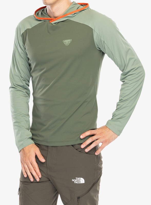 DYNAFIT traverse sun hoodie 40+ UV protection light breathable anti odor mens S gallery