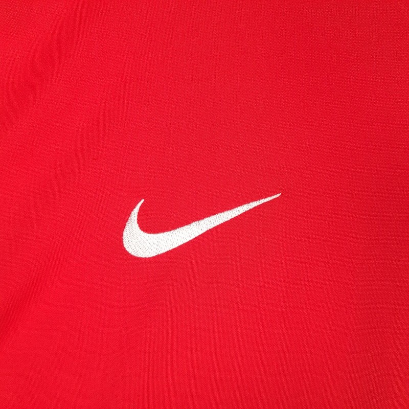 Nike Shirt Mens XL Red Swoosh Logo Dri Fit Gym Training Running Casual Top gallery