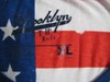 Brooklyn Cloth MFG. Co. American Flag 3 Button Placket Tank Top Size XL gallery