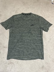 Adidas Prime Green Aeroready Active Tshirt Mens M Crew Training Gym Tee