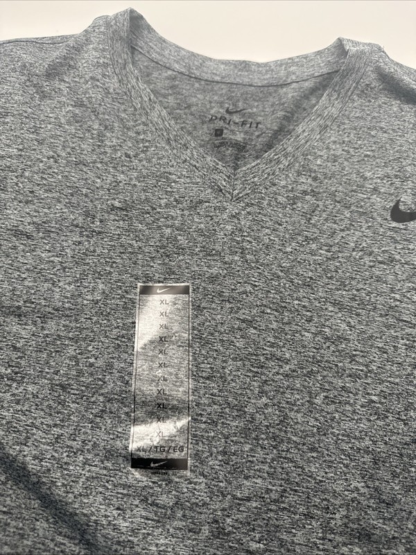 Nike Dri-FIT Anti Odor Shirt Mens XL Running Training Top Heathered(546) gallery