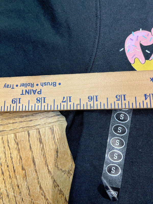 NEW CHAMPION HERITAGE "Donut Tee" MENS BLACK MULTI-COLOR T-SHIRT SMALL $30 gallery