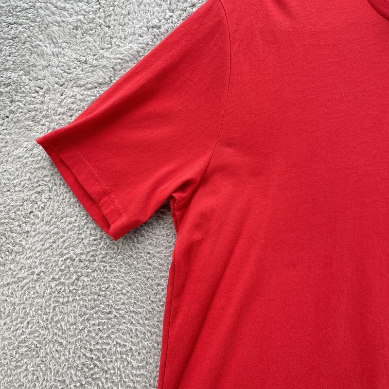 Under Armour Project Rock Tee Men Extra Large XL Red Loose Heatgear Activewear gallery