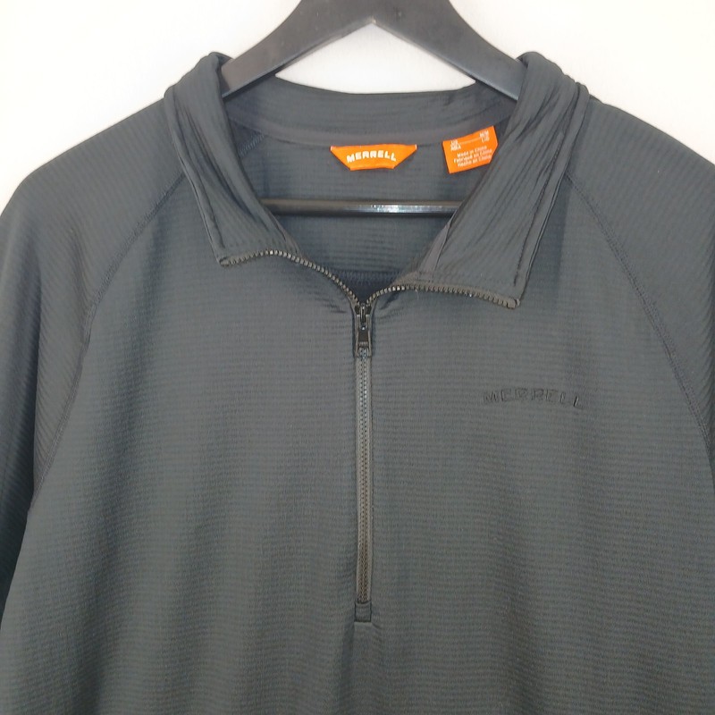 Merrell 1/4 Zip Up Active Pullover Adventure Sports Mens Large Pre-owned gallery