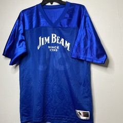 Jim Beam “Team Beam” #80 Blue Mesh Jersey Shirt Adult M Augusta Sportswear