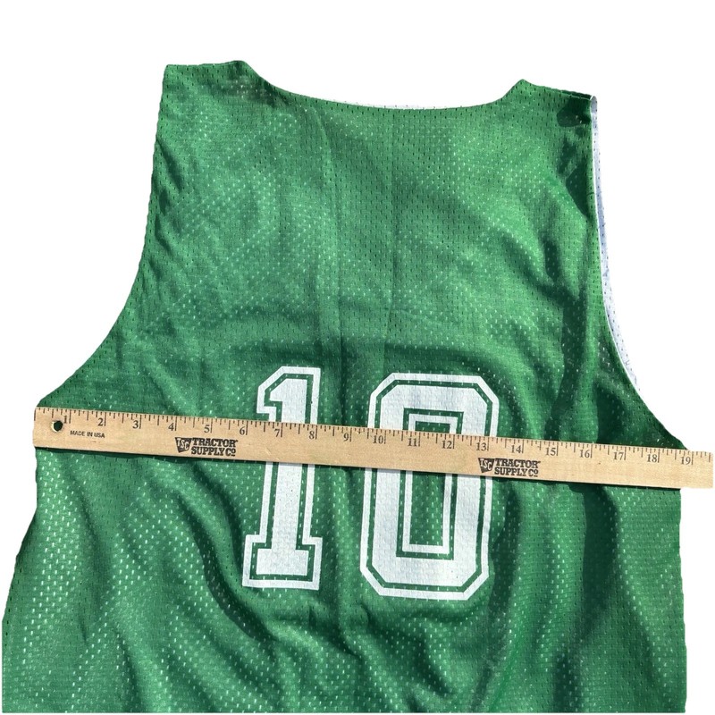 Celtics Badger Sport #10 Reversible Basketball Jersey Size Youth M Green White gallery