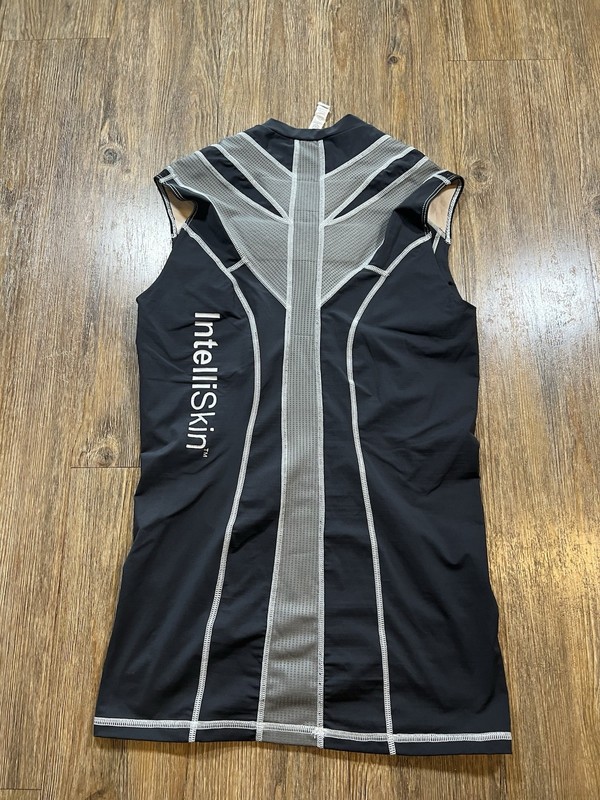 Intelliskin Posture Compression Shirt Size XL Black Gray Sleeveless Support gallery