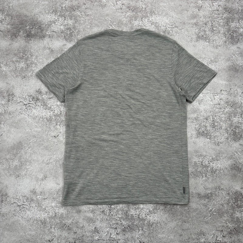 Icebreaker Merino Wool T-Shirt Men Tech Lite Queenstown Metro Heather Tee Size M gallery