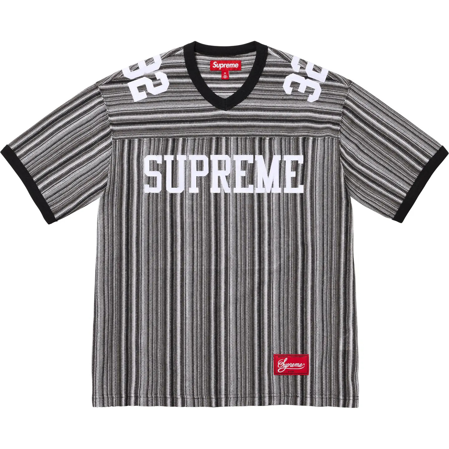 Supreme Open Knit Football Top Black Multi 2colors SS25 gallery