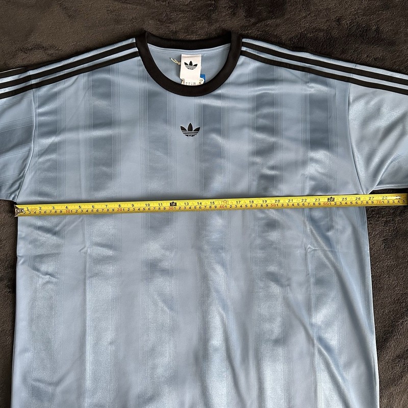 Adidas x Men’s Jacquard Jersey Blue Black Adicolor Trefoil Size XL - JW5881 gallery