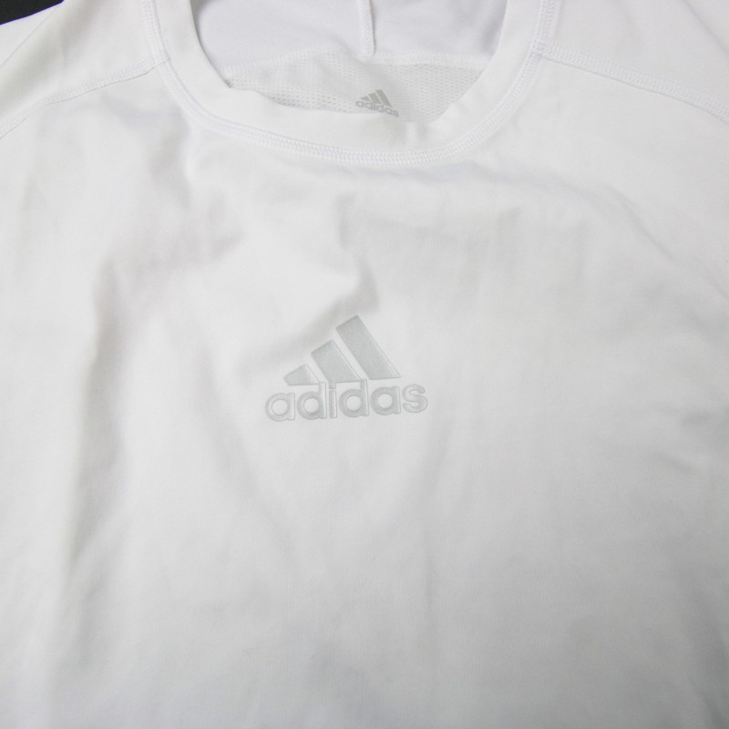 adidas Techfit Compression Top Men's White Used L gallery