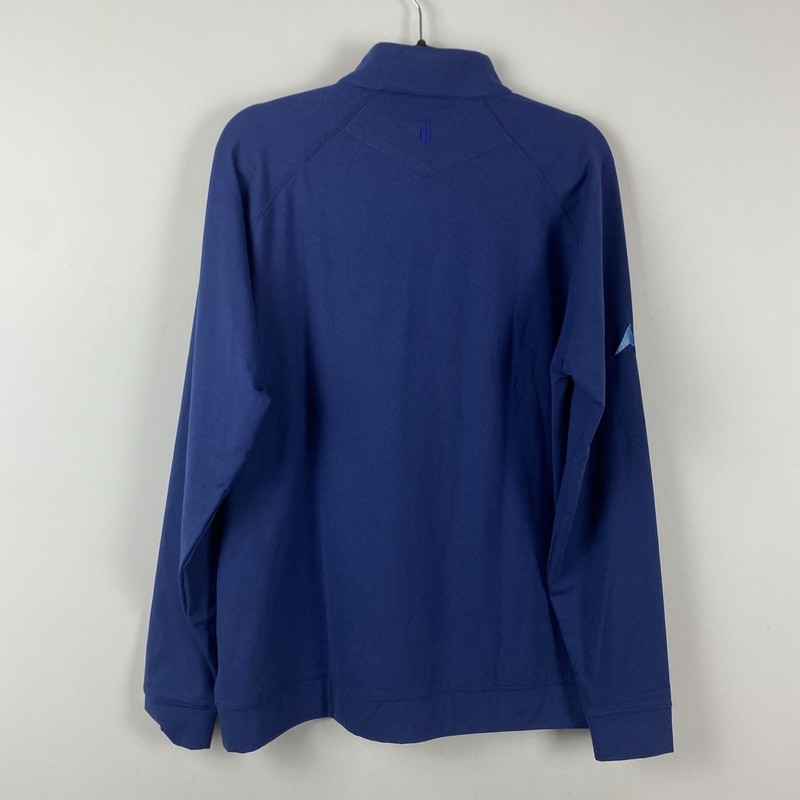 Holderness & Bourne Pullover Mens L Compass Navy Blue Tailored Fit The Westland gallery