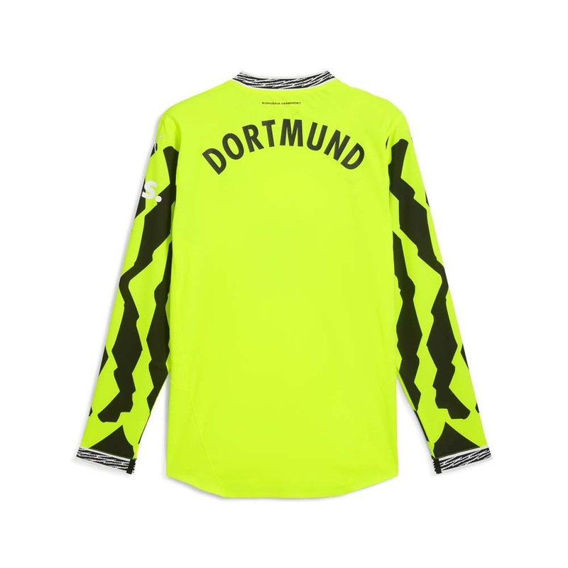 PUMA Bvb Anniversary Authentic VNeck Long Sleeve Replica Jersey Mens Yellow 776 gallery