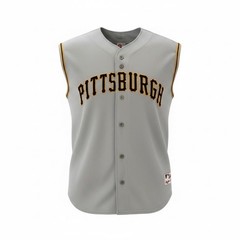 Rawlings Authentic Collection Vintage Pittsburgh Pirates Gray Jersey Size 52