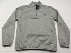 Huk Coldfront+ Performance 1/4 Zip Gray Mens Size Small Fishing Outdoors Camping