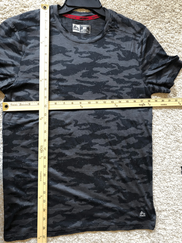 RBX Men’s X-Train Performance Gray Camouflage Short Sleeve T-Shirt Size S NWT gallery