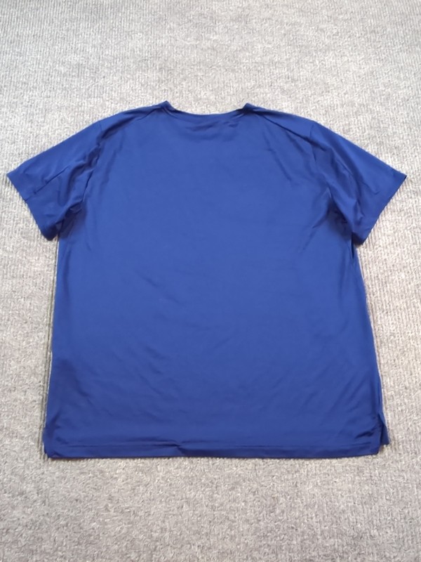 Nike Shirt Mens XL Blue Short Sleeve Pro Dri-Fit Standard Fit Performance gallery
