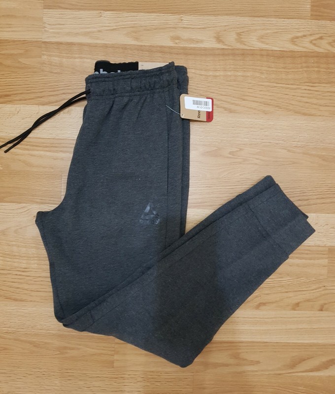 NWT $70 Men's Reebok Active Running Jogger Sweat pants S M L XL Gray gallery