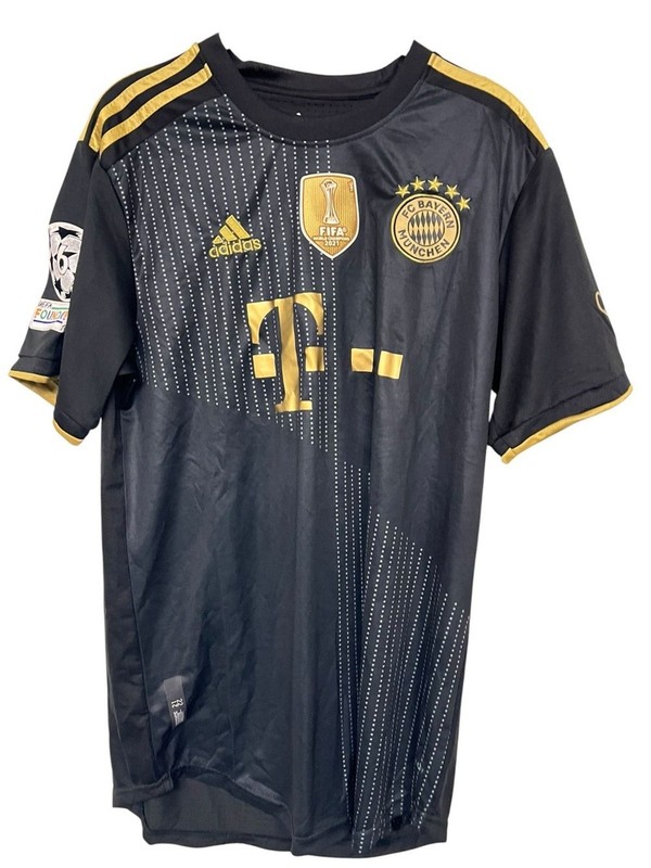 New adidas Black and Gold FC Bayern 21/22 Away Jersey FIFA gallery